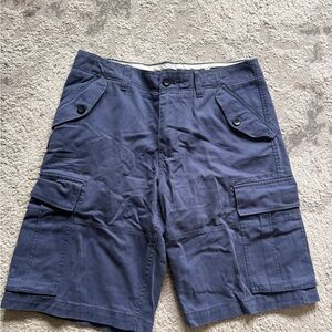 Banana Republic Navy Blue Cargo Shorts Size 31